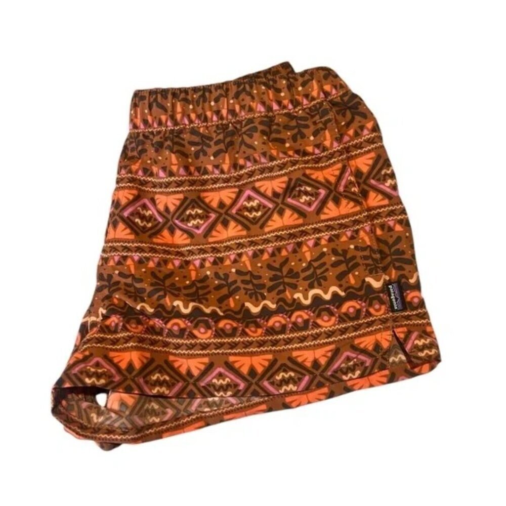 PATAGONIA Women's Barely Baggies, Mangrove Tiki: Henna Brown - 2.5” in S - Picture 3 of 5
